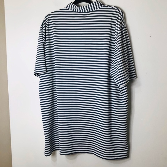 Peter Millar polo men xl The Greenbrier blue stripe Summer Comfort - Picture 7 of 9